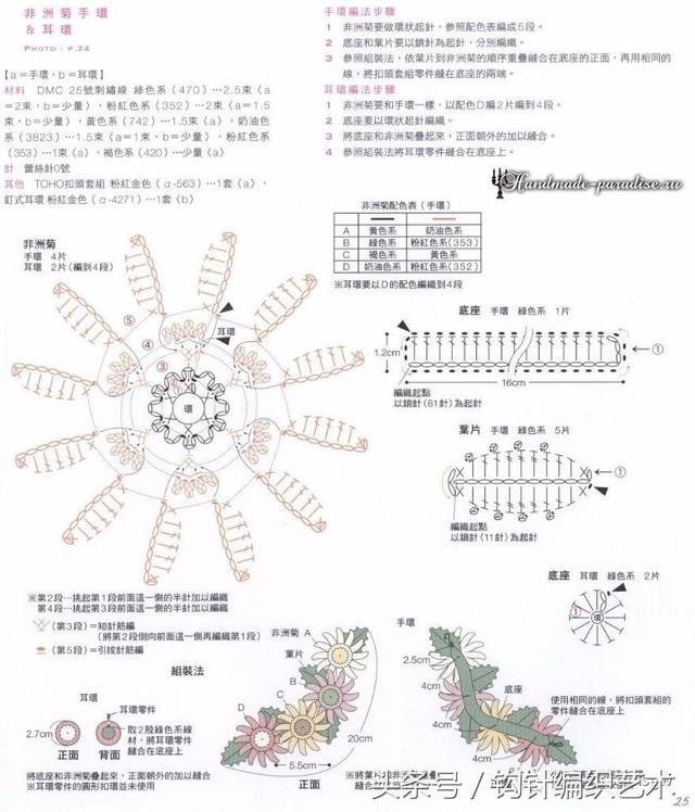 首饰多少你会嫌多！这么美的手工钩针首饰，每天换着带，想买都买不到