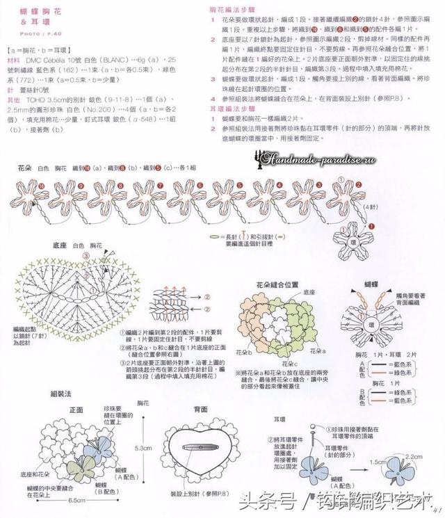 首饰多少你会嫌多！这么美的手工钩针首饰，每天换着带，想买都买不到