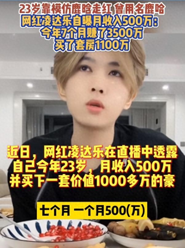 5场直播销售额超百万！“挖呀挖”黄老师掉粉近10万！网红鹿哈自曝“带货7个月赚3500万”引热议