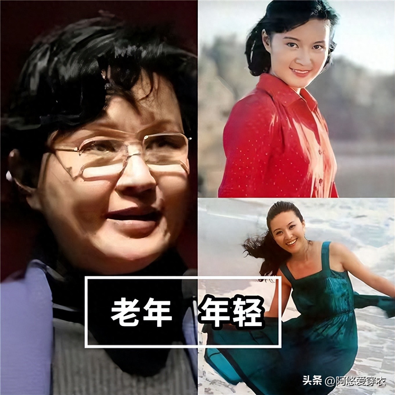 65岁自然老去的方舒，穿着低调却时髦高级，到老都气质优雅，真美