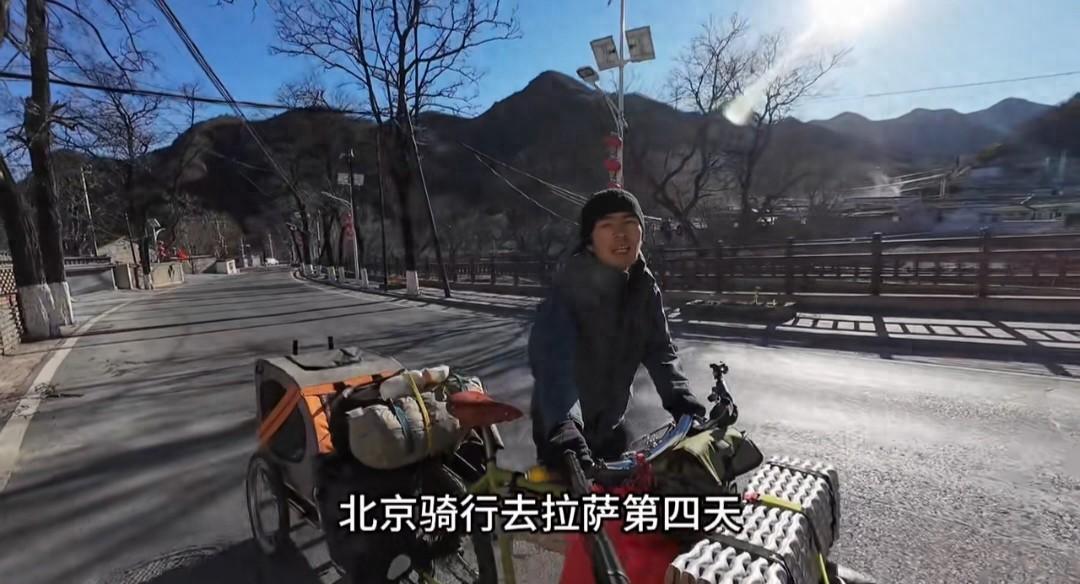 徐云重新骑行原因被曝，原来他跟女朋友分手了，要用旅行疗伤
